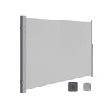 Seitenmarkise ausziehbar 160 x 350 cm für Balkon