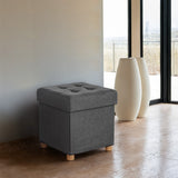 Sitzhocker mit Deckel und Stauraum