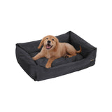 Pflegeleichtes Hundebett Schwarz XXL