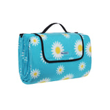 Picknickdecke Flanell Margeriten XXL