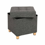 Sitzhocker mit Deckel und Stauraum